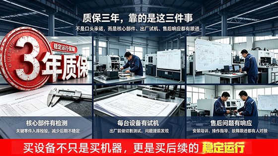 DS2-DWL300切铝机3年质保写入合同，保障后续稳定运行