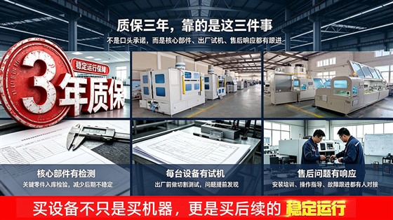DS2-DWL300切铝机3年质保写入合同，保障后续稳定运行